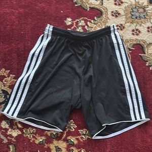 Black and White Adidas Shorts
